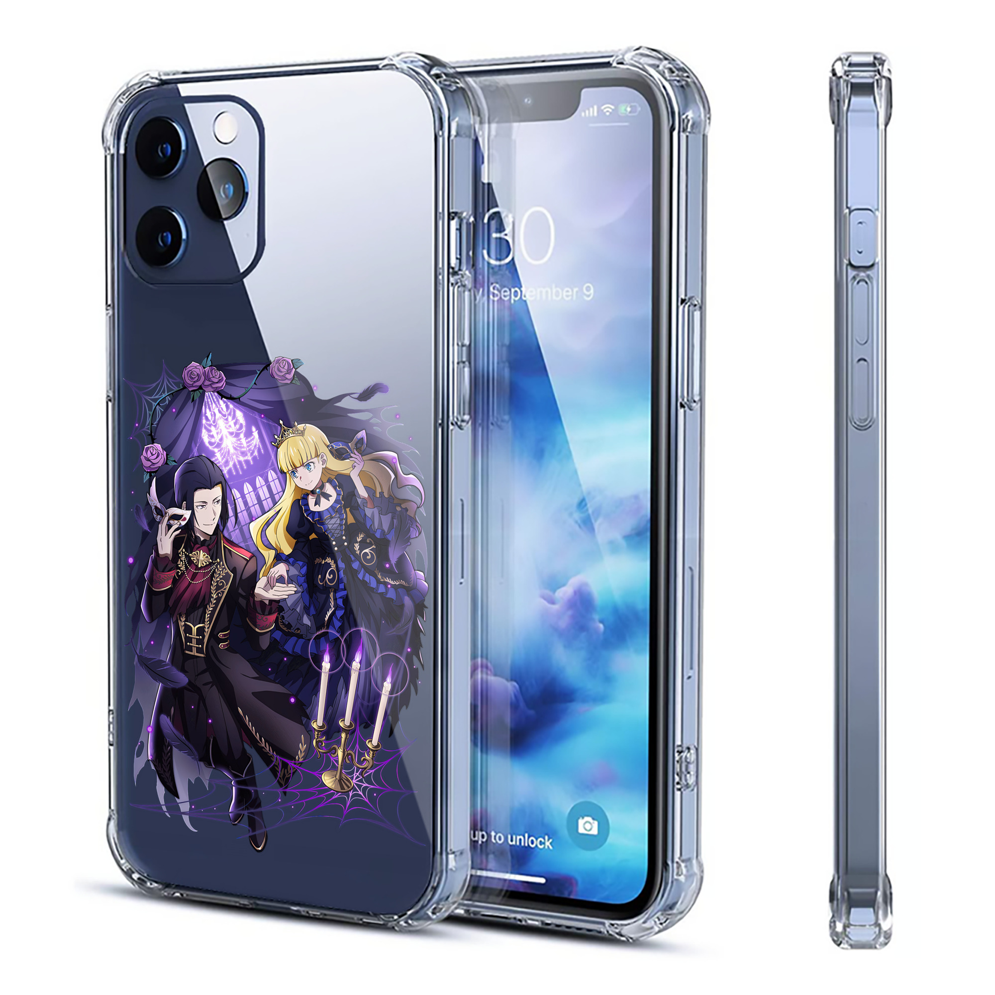（画像用） 文豪ストレイドッグス Bungo Stray Dogs 【iPhone 12シリーズ対応】透明スマホケース（クリアソフトケース）